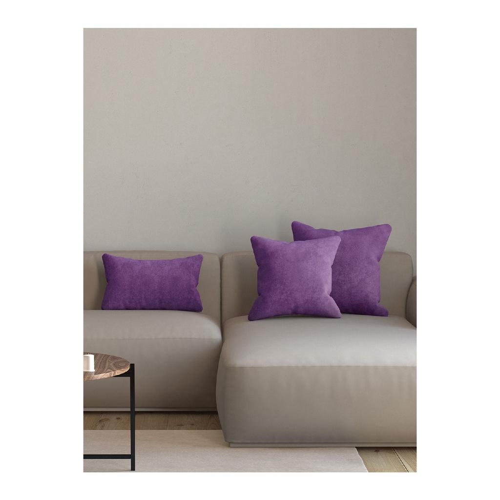 Velvet Textured Brick Color Throw Pillow Pillow Case Suitable For Freedom Series Punch