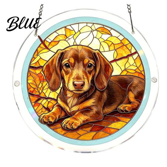 Hanging Window Decoration Acrylic Puzzle Suncatcher Stained Glass Ornaments DIY Jigsaw Sun Handmade Art Catcher Kit for Home Garden Decor