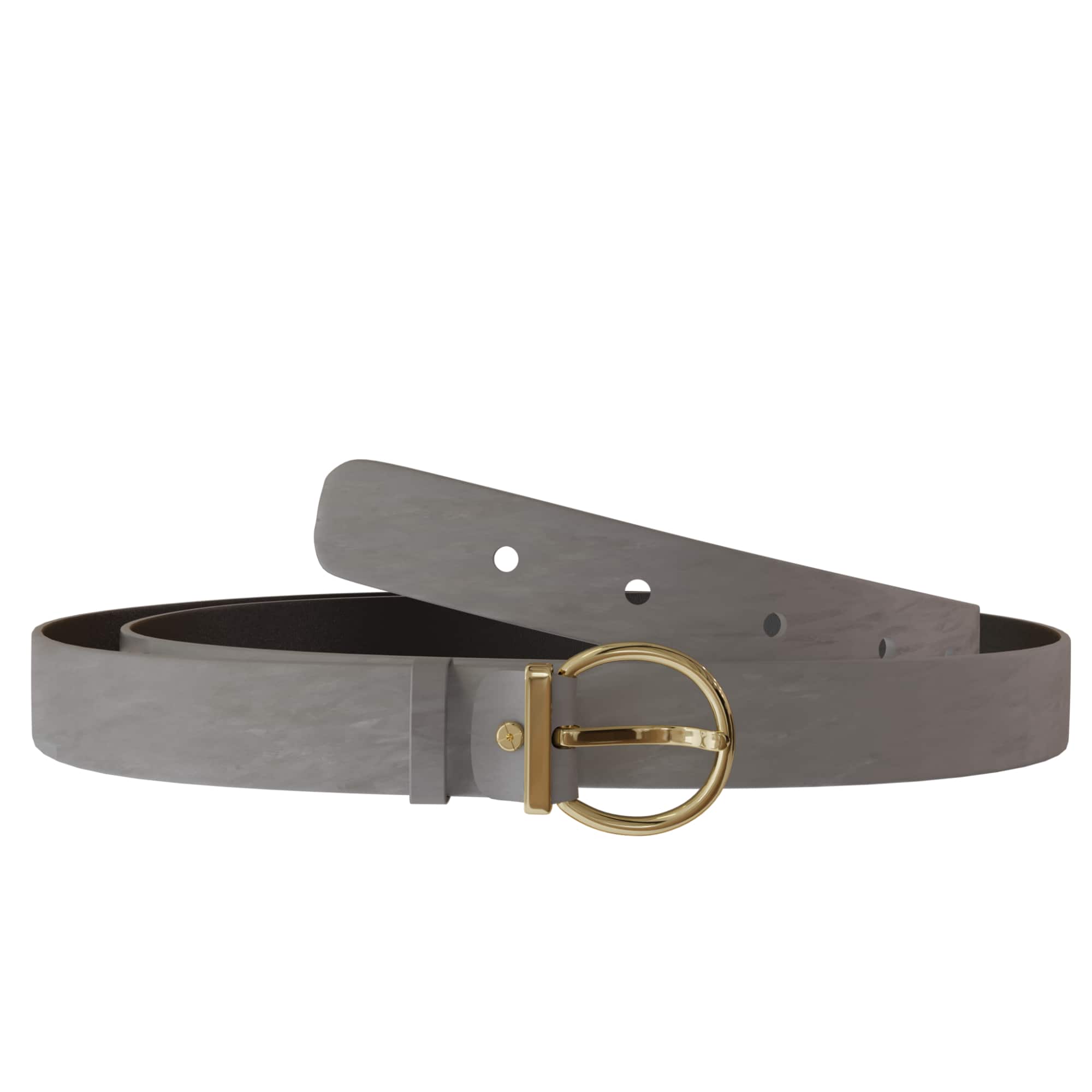 

Жіночий велюровий пояс шкіра Maden Польща 30643 100 cm бежевий