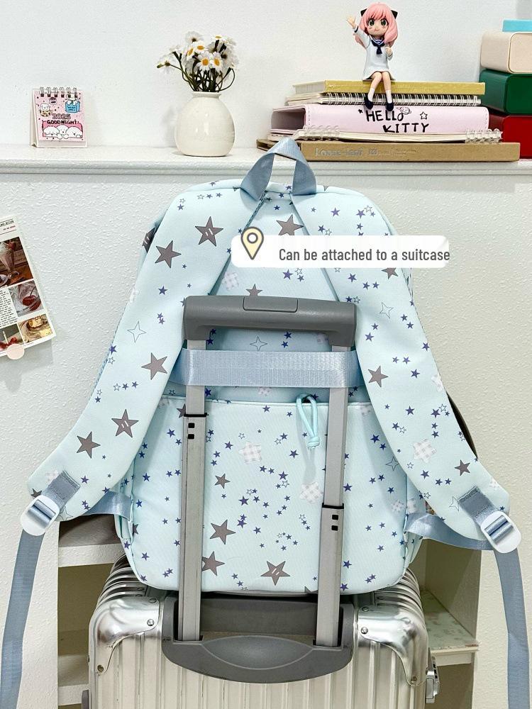2025 Preppy Style Large-Capacity Itabag Backpack for Women, Korean Version, Ideal for Junior and High School Students