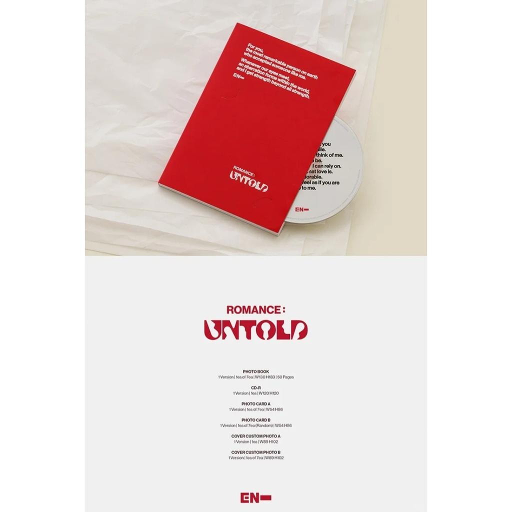ENHYPEN 2nd Full Album ROMANCE : UNTOLD (ENGENE Ver.)