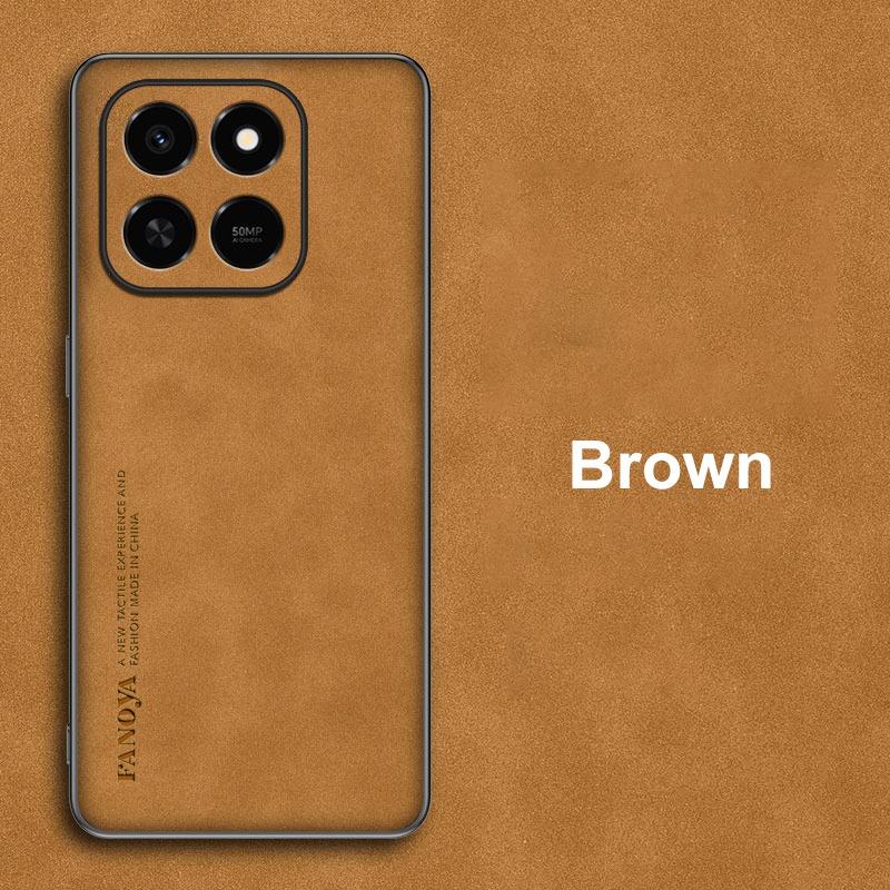 Für Honor 400 Smart 5G Hülle Luxus PU Leder Handyhülle Für Honor X7D HonorX7D Rückseite Silikon Stoßfest Vollschutz