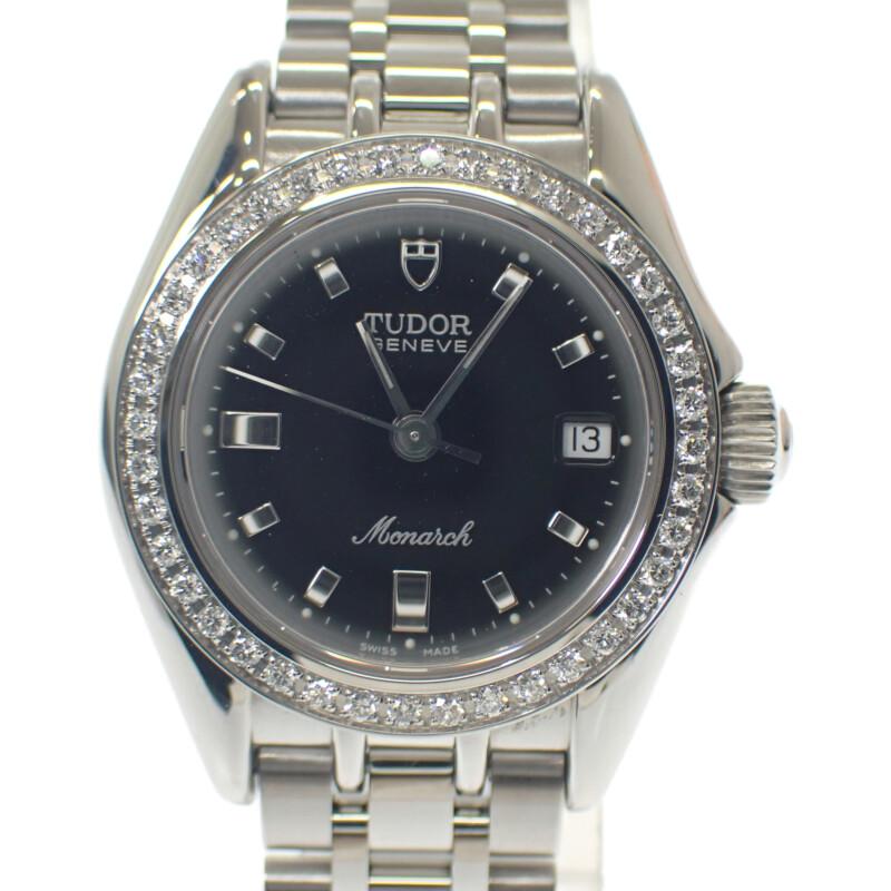 TUDOR  15810 Watches Stainless Steel Women blackDial