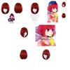 Mancheng Short Synthetic Scalp Top Cosplay Wig For Horse Kanai Costume