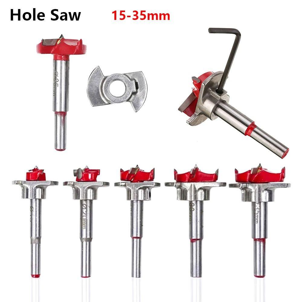 1Pcs Positioning Hinge Hole Saw Adjustable Drill Bits Tipped Drilling Tool Power Tool Accessory