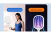 Rechargeable Electric Mosquito Swatter with Lithium Battery - Durable Fly and Mosquito Killer Swatter for Home Use.