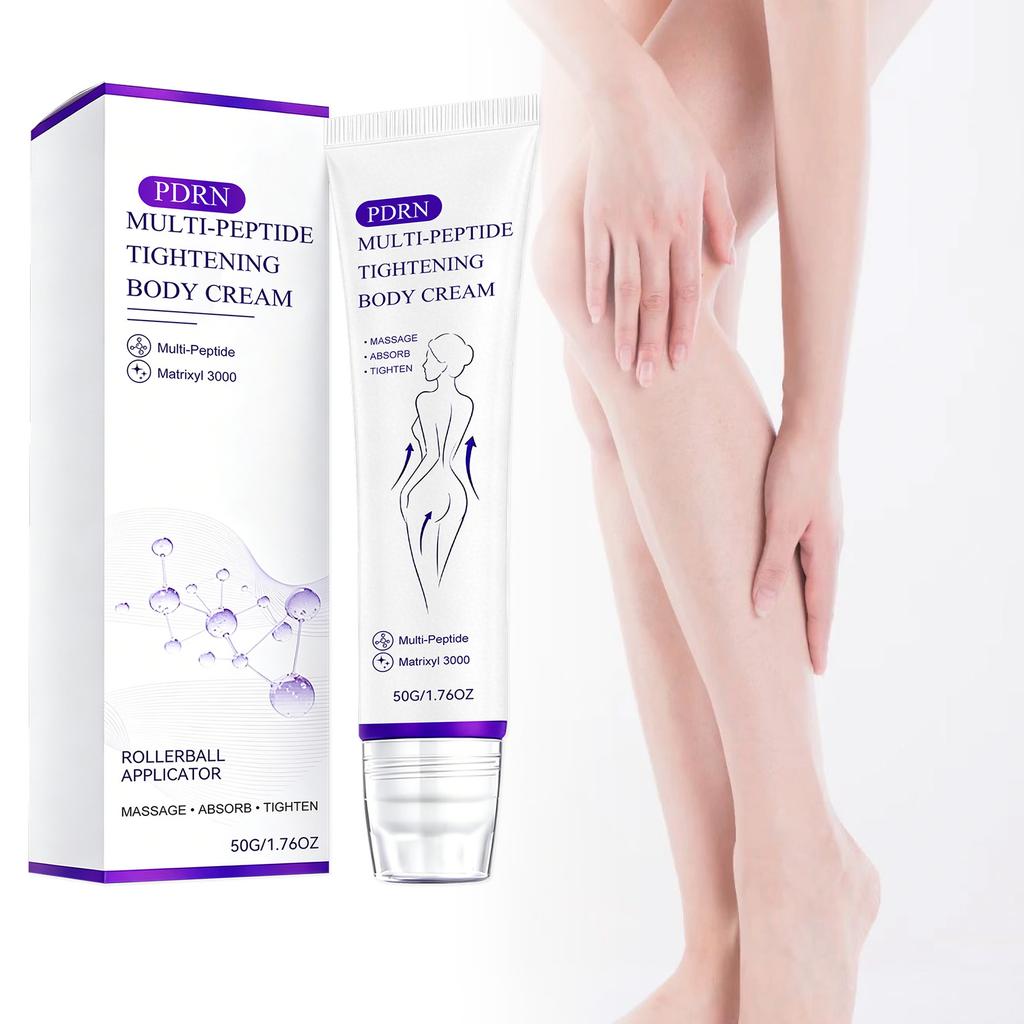 Crema Corporal Reafirmante con Múltiples Péptidos PDRN Aplicador de Bolita 50g Mejora la Elasticidad de la Piel Se Absorbe Rápidamente Soporta la Firmeza y la Suavidad