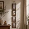 Linked Photo Holder Wall Art Picture Frame 6-Inch Vertical Photo Wall  Bedroom