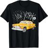 New York - Big Apple - Yellow Cab Taxi T-Shirt T-Shirt