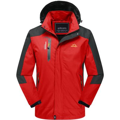 Autumn Winter Women's Hooded Hiking Jacket Windbreaker Waterproof Mountaineering Work Jacket Outdoor Jacket Mountaineering Jacket