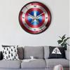 Marvel Captain America Iron Man Spider-Man Muster Wanduhr für Kinderzimmer Dekoration