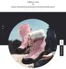Women's Winter Snow Boots: Velvet-Lined, High-Top, Trendy, Warm Outdoor Footwear.