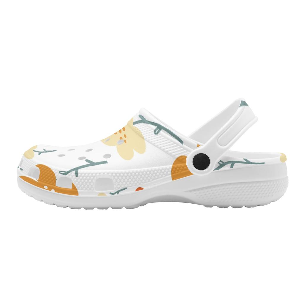 Novelty Printed EVA Yard Clogs Women Men Quick Dry Soft Garden Yard Slip On Home Bathroom Casual Walking Casual Slippers Home Use
