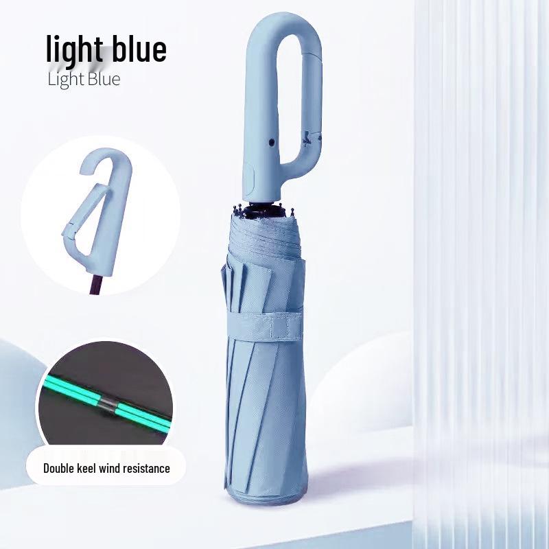 Loop Umbrella: Automatic Folding Large High-End Dual-Use Sun and Rain Umbrella for Men and Women