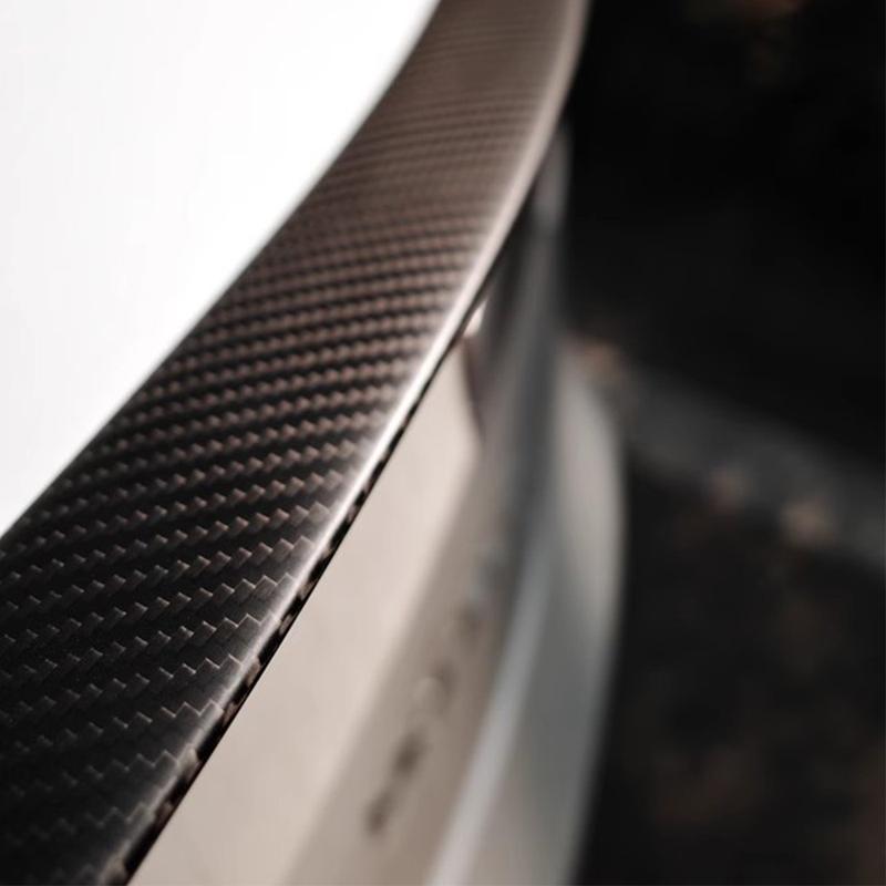 Car Real Dry Carbon Fiber Spoiler Wing Decoration For Tesla Model Y ModelY Sport -2024 Utility Exterior Tuning Accessories
