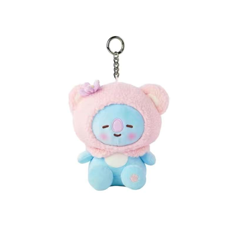 Sakura Fan BT21 KPOP series plush toy bulletproof youth group sitting doll gifts birthday couple adult Cuddly Huggable Comfort Kawaii Adorable Stuffed