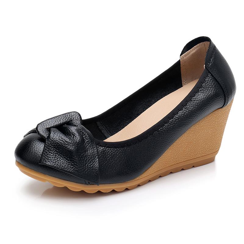 Wedges Shoes Women High Heel Slingback Platform Pumps Comfortbale Skid Resistance Soft Party Work Wedding