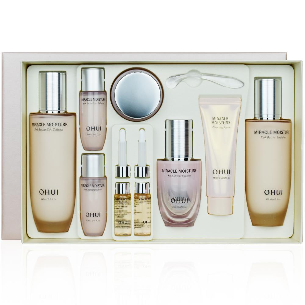 

OHUI Miracle Moisture Pink Barrier 4pcs Special Set 1set