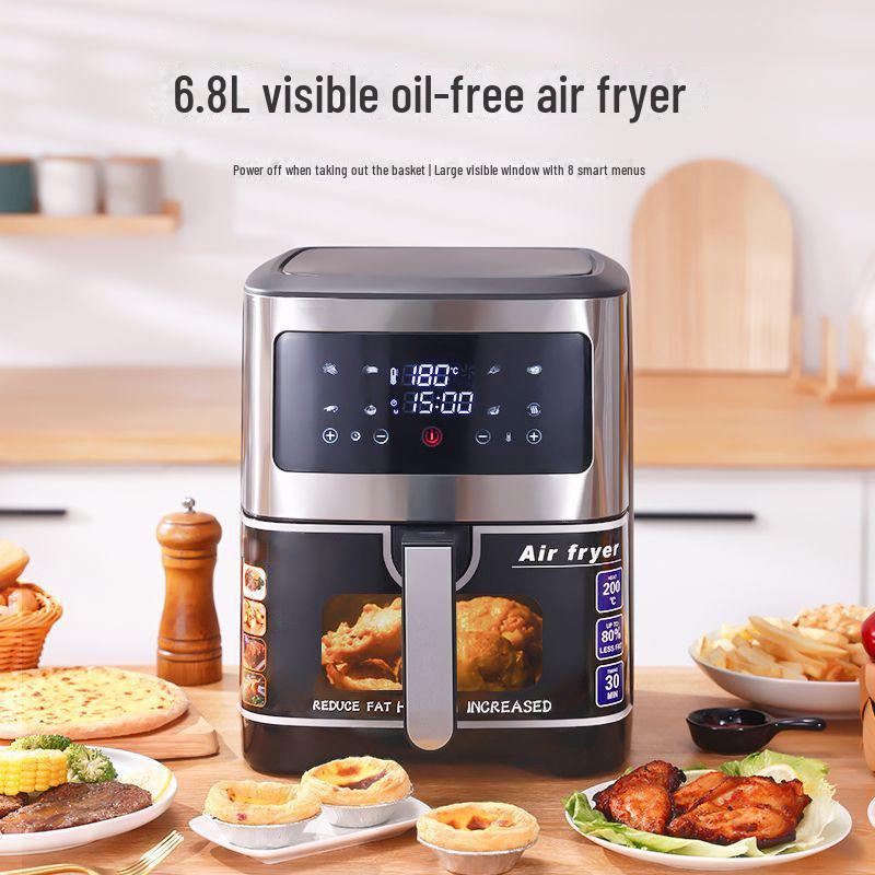 Smart Stainless Steel Large Capacity Multifunctional Air Fryer