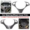Auto Car Accessories For BMW 1 3 Series E82 E84 E87 E90 E92 E93 2004 2005 2006-2012 Steering Wheel Button Decoration Frame Trim