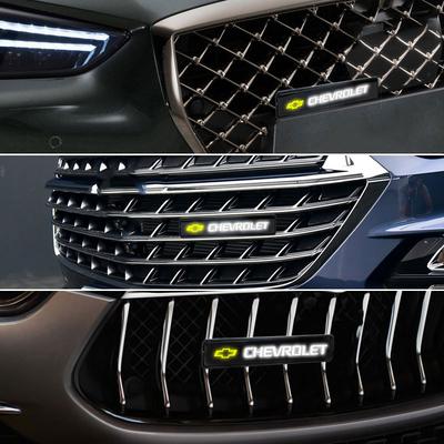 LED Přední Maska Znak Odznak Dekorativní Světlo do Auta Pro Chevrolet Onix Cruze Silverado Impala Equinox Malibu Tahoe Cobalt