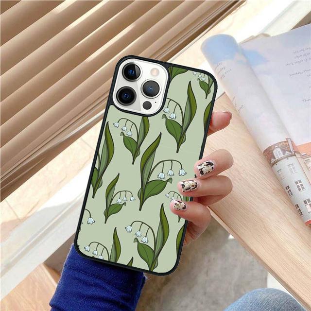 Lily of the Valley Flower Coque Shell For iPhone 17 Air 15 16e 14 13 12 Pro Max 11 Pro Max Plus Phone Case Cover iPhone 13pro max