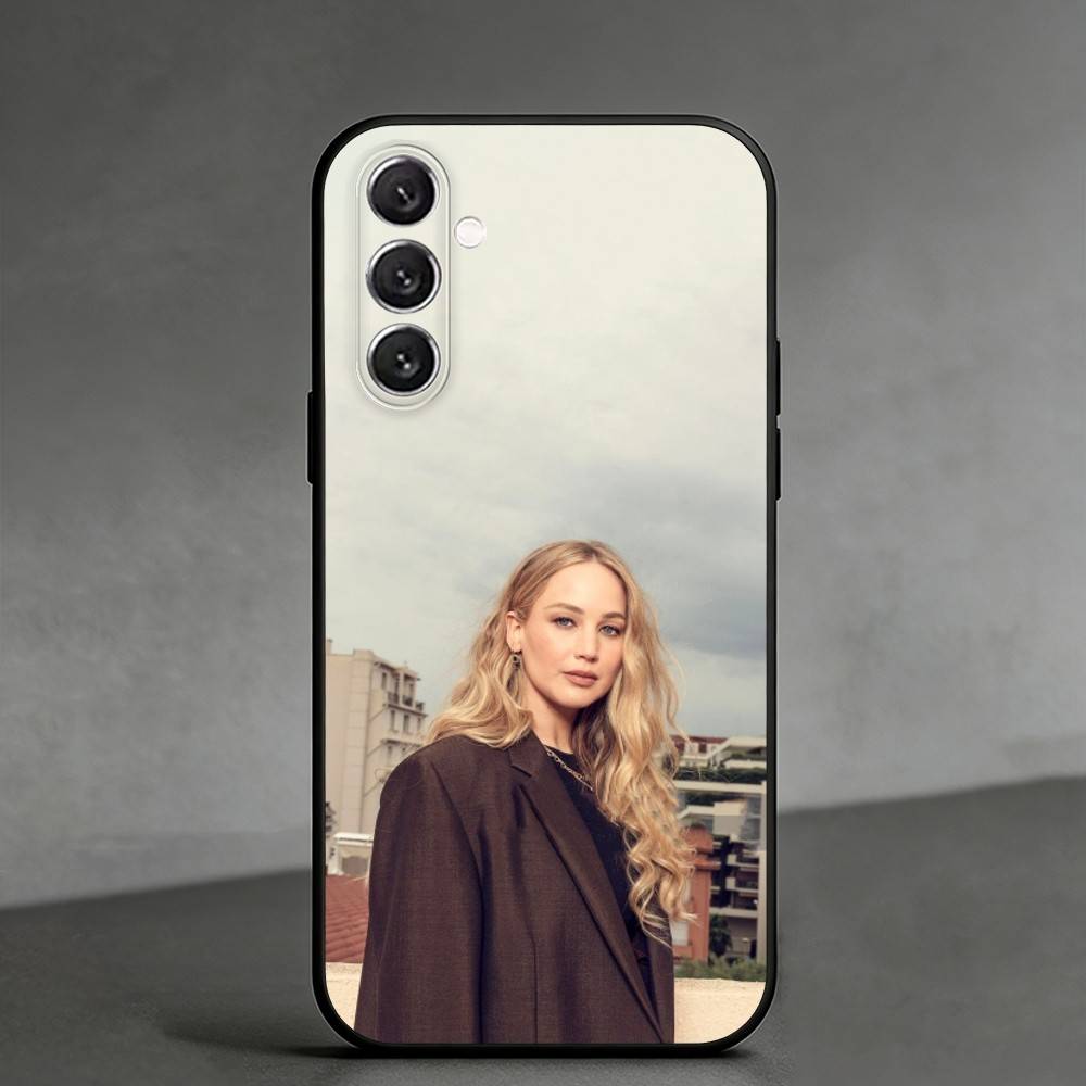 J-Jennifer Lawrence Phone Case For Samsung Galaxy A91,80,73,72 ,71,53,52,32 ,31,22,21s,20,Soft Black Case Samsung a41