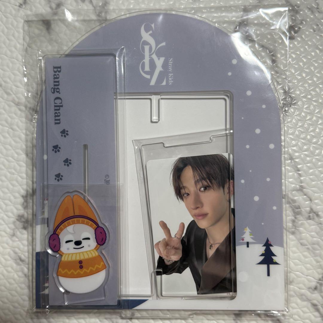 

[Б/У] Stray Kids Рождественская подставка для фотокарточки Бан Чан