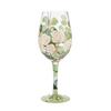 Enesco Lolita Wine Glass Bouquet In Bloom 6010661