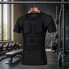 Padded Compression Shirt Elastic Top Lightweight for Athletes