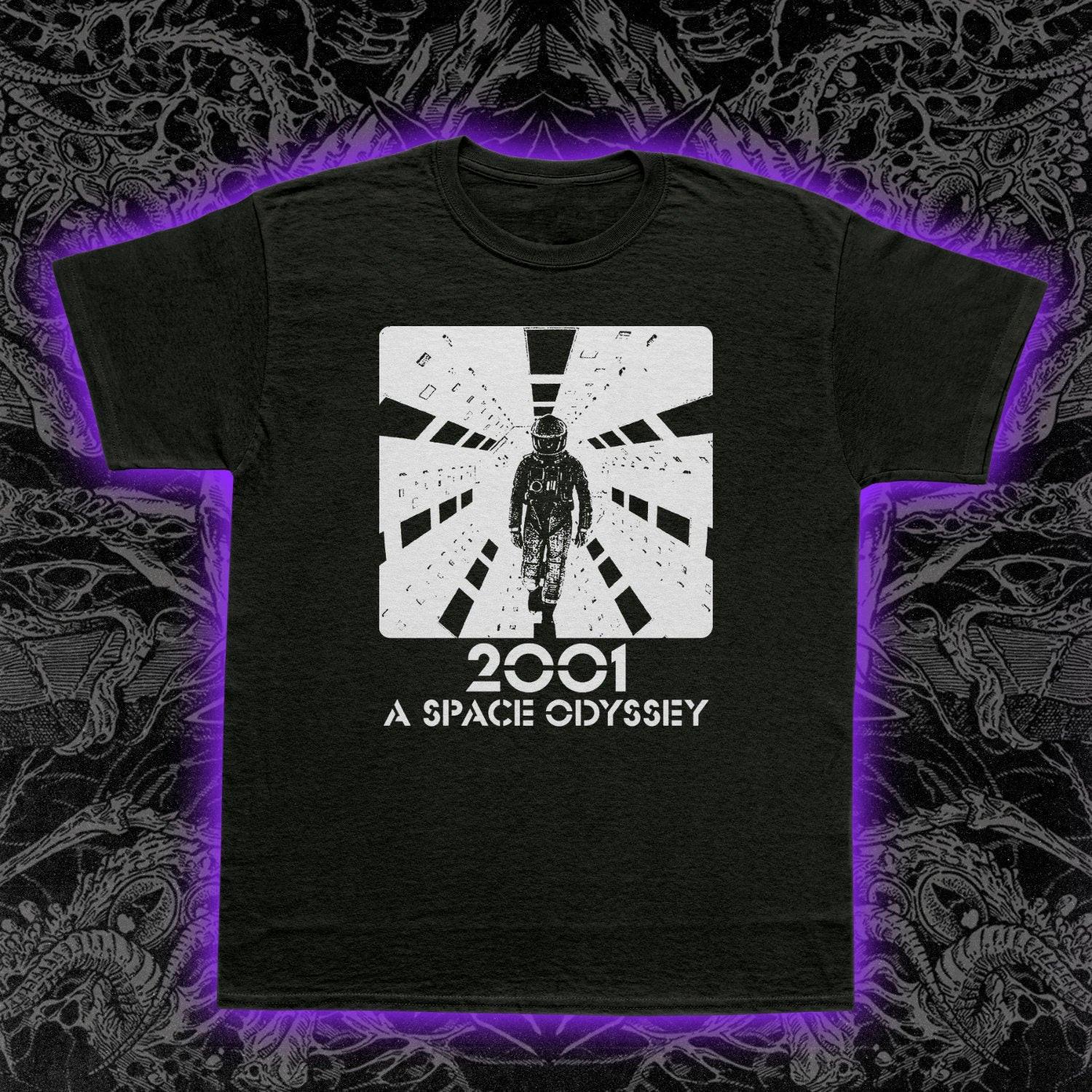 2001: A Space Odyssey T-Shirt Mens Womens Tees Top Sci-Fi Film Tee HAL 9000 Kubrick Classic Unisex S