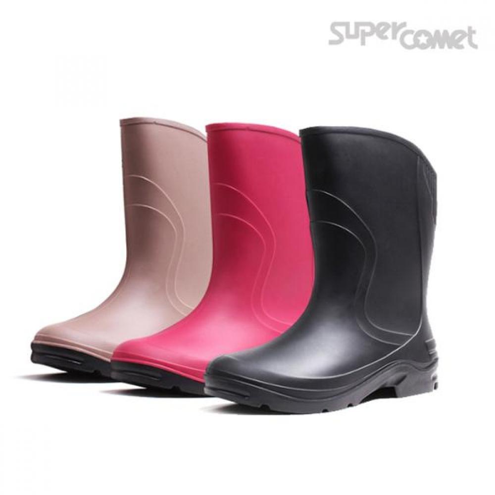 

Superkamit Women S Non Slip Medium Rain bootS Pink/250
