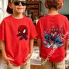 Summer Spider Children's T Shirt Breathable Fabric Classic Character Patterns in A Cute Style Suitable Daily Playwear