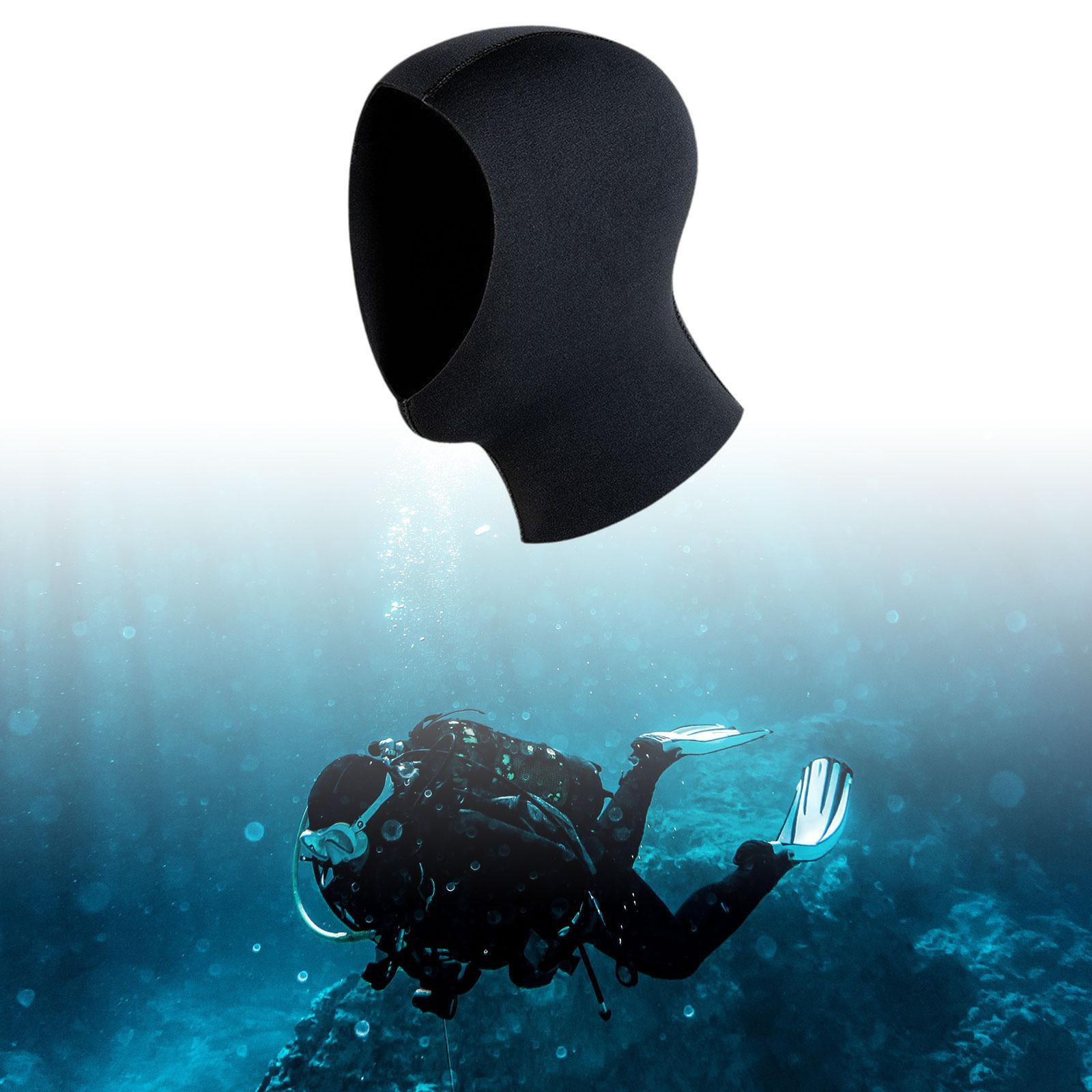 

Diving Cap Neoprene Hood, Head Cover for Summer Water Sports And Swimming 3mm for 53 to 58cm