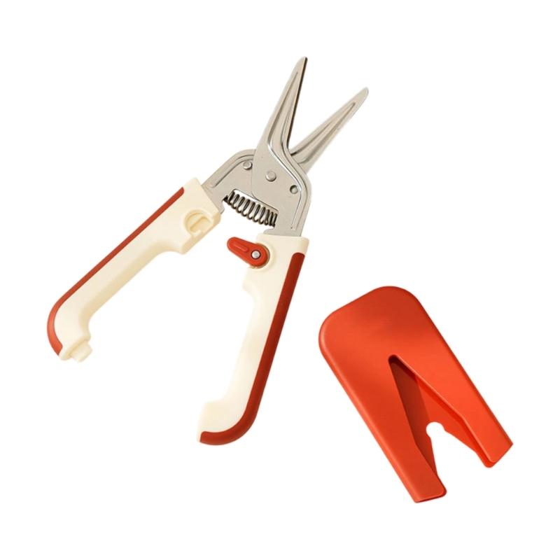 Professional Practical Kitchen Scissors For Cutting Chicken Duck Bone Nonrust Steel Blade With Ergonomic ABS Handle Secure Locking Multipurpose Food