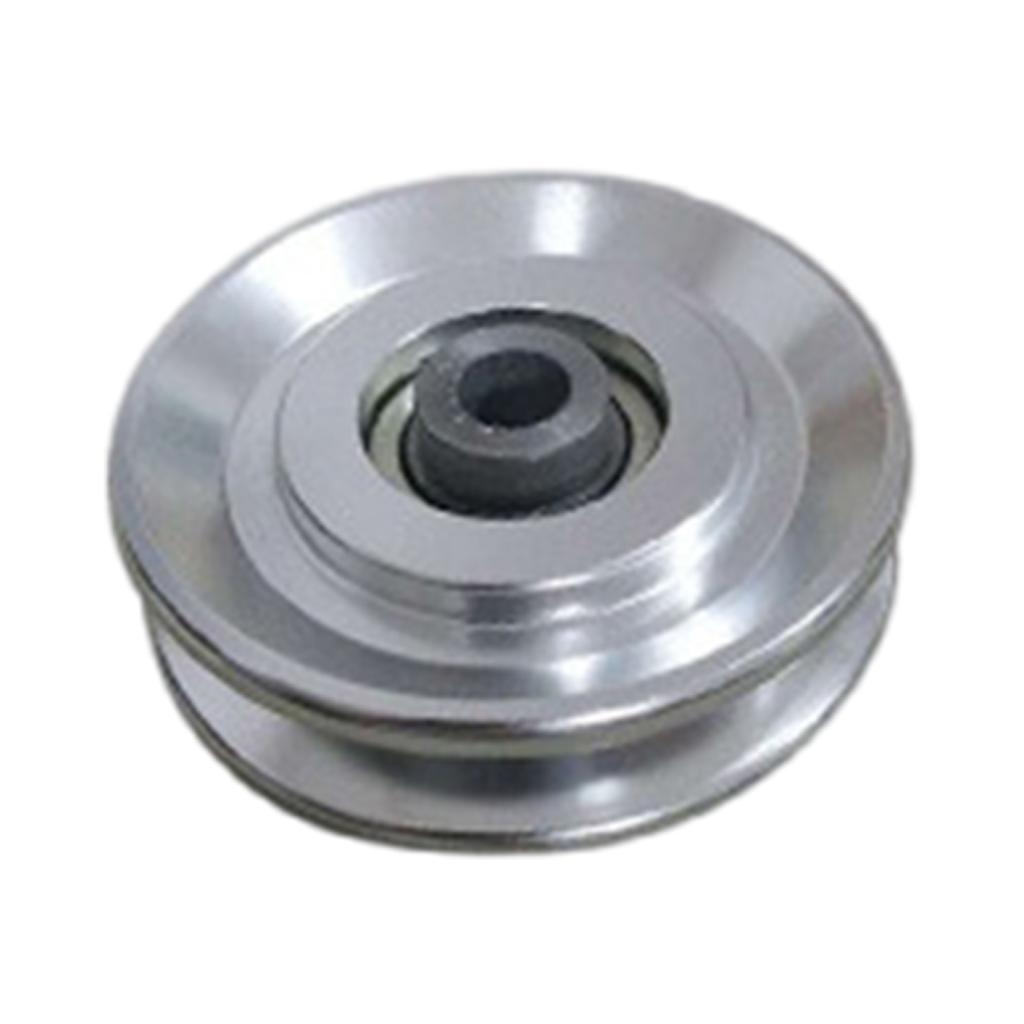Aluminium Fitness Bearing Pulley Wheel Universals Pulley Wheel Fitness Gym Equipment Replacement Part Easy To Use