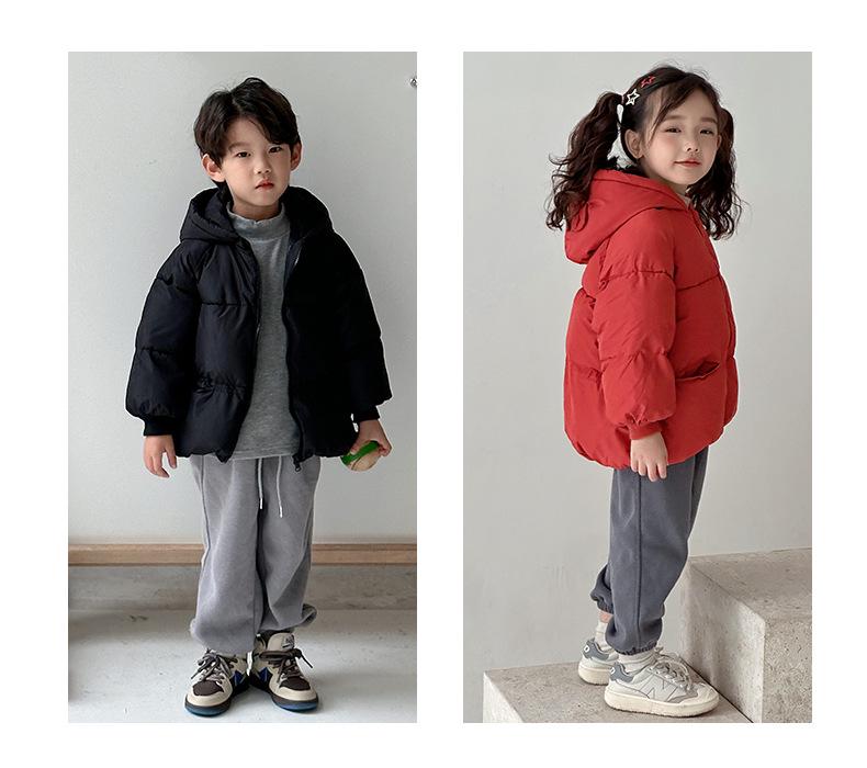 2025 Children's Cotton-Padded Jacket: Autumn/Winter Korean Style for Small To Medium Boys and Girls
