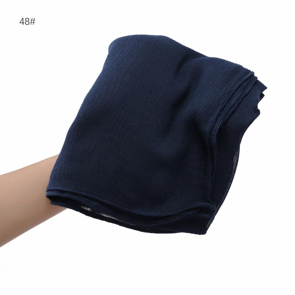 Foulard Hijab en coton rayonne uni uni pour femme, grande taille, châles et enveloppes de haute qualité, bandeau musulman, turban islamique