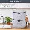 Multi Function Dish Fabric Holder Large Capacity Hat Storage Bucket Quality Glass Cup Rack  Home
