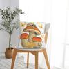 Cottagecore Aesthetic Mushroom Dark Academia Frog Pillowcase Cushion Cover Decorative Pillow Case Cover Home Square 45X45cm