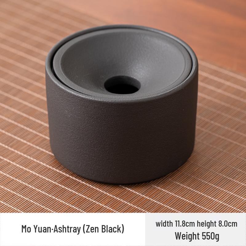 Large Ceramic Ashtray – Creative Retro Chinese Style for Living Room or Office