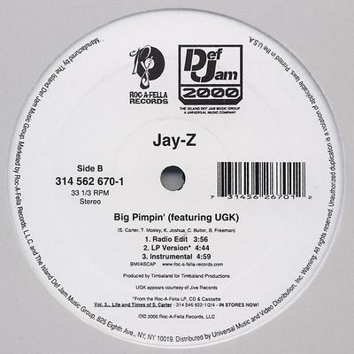 12inch Record JAYZ  Anything 3145626701 RocAFella Rec 2000 US Rap  HipHopRB Used