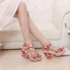 Outdoor Wedges Heel Ladies Shoes Anti Slip Hot Korea Luxury 2025 Comfortable and Elegant New Breathable Fashion Women's Sandals