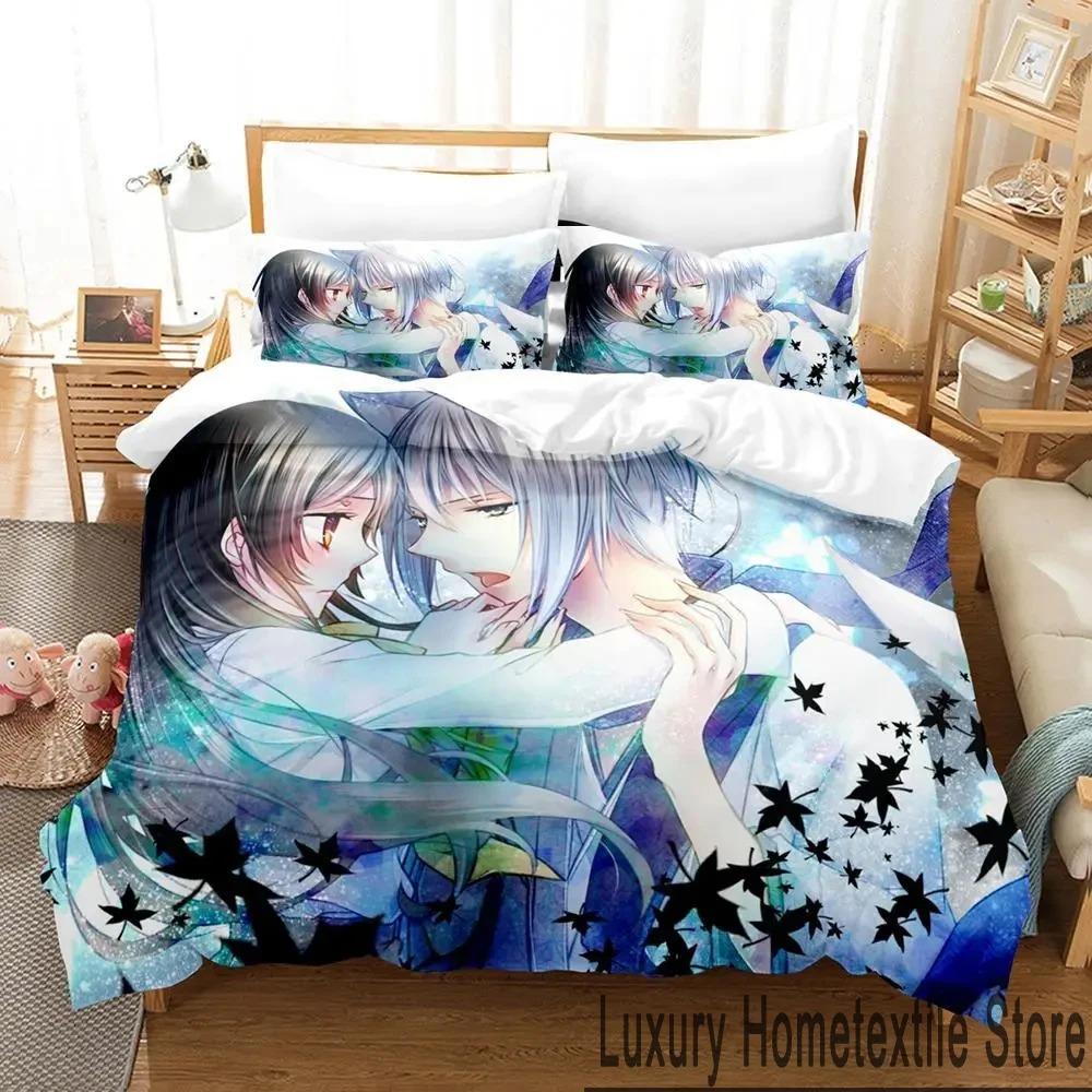 

Classic Trendy Twin Queen King 3D Print Kamisama Kiss Tomoe Anime Boys Girls Size Bed Adult Quilt Comforter (quilt)-EU Single(135*200cm)3pcs