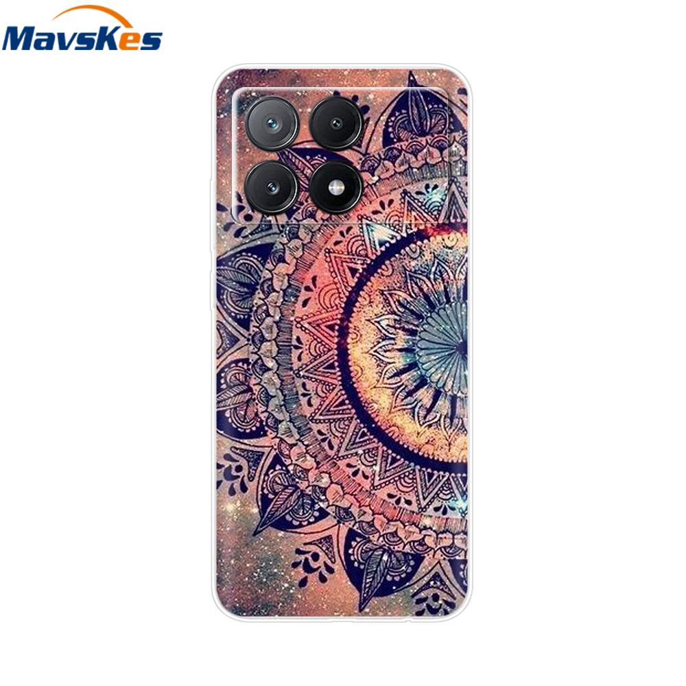 Für Xiaomi Poco X6 Pro Hülle Weiches TPU Silikon Handy Klare Abdeckung Für Xiaomi Poco X6 5G Hülle Bumper Pocox6 X 6 5G 2024 Funda Coque