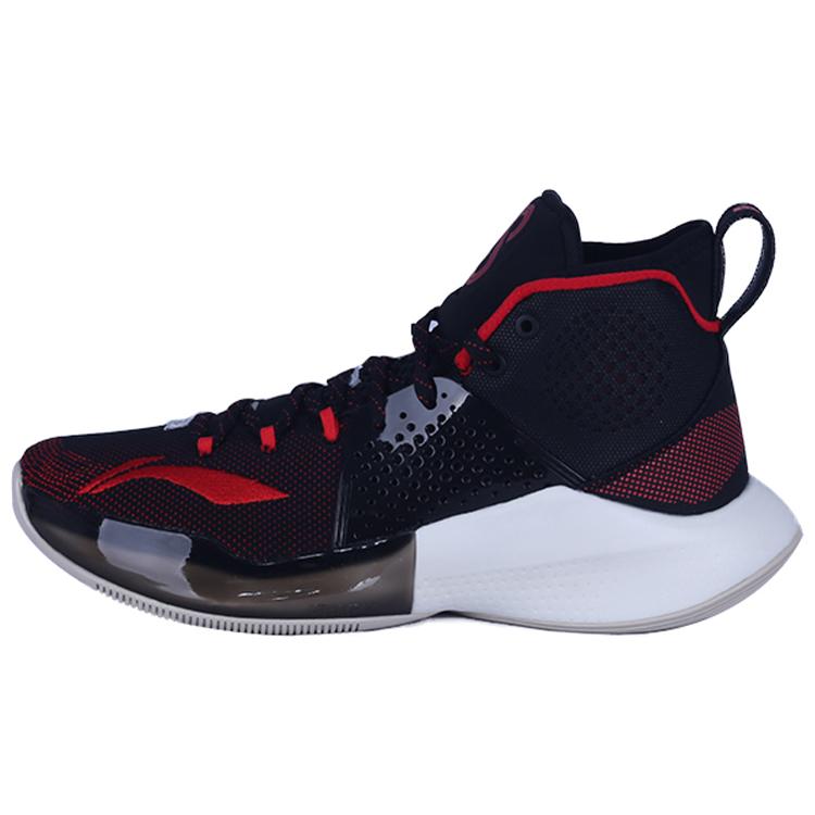 

New LINING SONIC 8 Basketball Shoes Men s High top Black/White/Red ABAQ025-U 39
