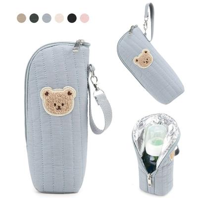 Insulated Breastmilk Cooler Bag with Handle Milk Bottle Warmer Baby Bottle Bag  for Daycare Outdoor