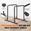 Dip Bars, 440 Lbs Capacity, Heave Duty Dip Stand Station with Adjustable Height, Fitness Workout Dip Bar Station Stabilizer Parallette Push Up Stand,