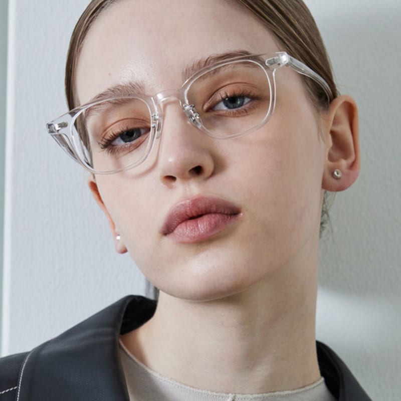 DAYWALKER Zeiss Lens Unisex Blue Light Blocking Horn-Rimmed Glasses DANIEL C17