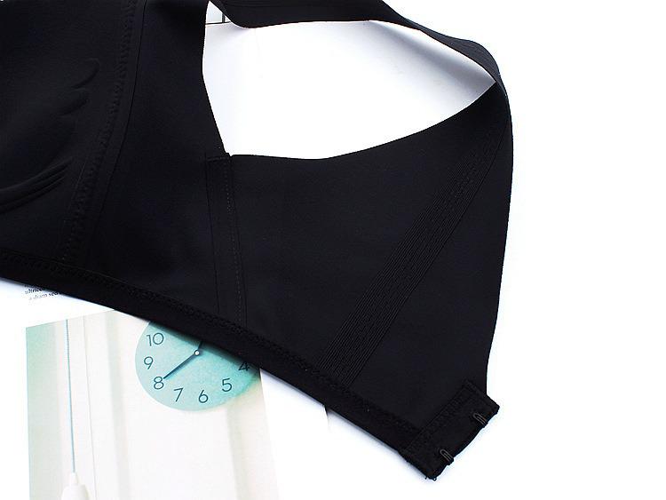 Women's Sexy Seamless Push-Up Bra: Wireless, Adjustable Front Buckle, Side Support, Beautiful Back Design